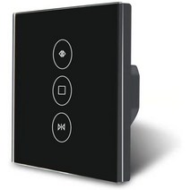 IOT 커튼 커튼전동레일 Tuya-스마트 라이프 와이파이 블라인드 스위치 롤러 셔터 전기 모터 구글 홈 알렉사 에코 음성 제어 DIY 스마트, Black