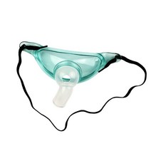의대생 MTS 수술 기관 절개 산소 마스크 일회용 의료용 pvc 360 도 벨로우즈와 호환 가능, 01 Adult
