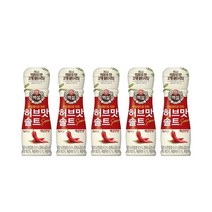 씨제이제일제당 백설 허브맛솔트 매콤한맛 50g x 5개, 단품