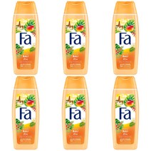 Henkel Fa Bali Kiss Mango & Vanilla Shower Gel 독일 헹켈 화 발리 키스 망고 바닐라 샤워 젤 클렌저 250ml 6개, 한세트(6개)