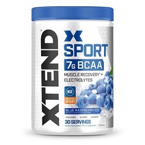 XTEND 스포츠 7g BCAA 파우더 30회 분, Blueberry Raspberry Ice
