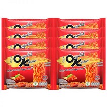 태국맘라면 마마 태국식 똠양꿍 새우비빔라면 봉지라면 OK 건식비빔면 인스턴트 (413067), 태국식 똠양꿍 비빔국수 8팩