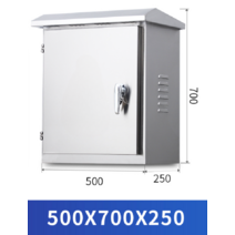 배전함 CCTV 함체 야외 스테인레스 스텐 분배 상자 통신 방수 설치 전기 제어함 박스, 700x500x250mm 304스테인레스