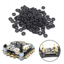 드론 날개 범퍼 가드 50pcs M2 M3 O 모양 실리콘 고무 세탁기 충격 Absorbor F3 F4 Flytower 비행 관제사 R, 03 M3 Black 50pcs
