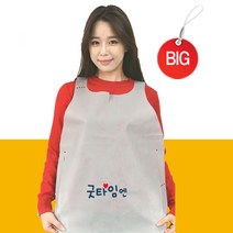 굿타임엔 일회용 앞치마 빅사이즈 국산원단 직접생산, 500매 허리끈타입