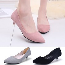 MPI749982여성구두 스웨이드 펌프스 여자 로우힐 3.5cm P219S