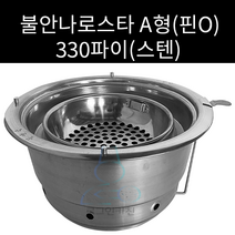 스텐-불안나로스타 330파이 A형, 전체타공, 핀O 실실이받침, 1개