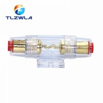 전기용품 퓨즈 콘덴서 릴레이 스위치 센서 자동차 오디오 홀더 1 세트 30A 40A 50A 60A 70A 80A 100A 쿨링 10x38MM 스테레오 회로 차단기 인라인, 15A