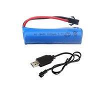 3.7v 1500mah 15C 18650 리튬 이온 배터리 충전기 Q85 Q70 D876 D877 D875 RC 스턴트 자동차 오프로드 드리프트 차량 배터리 예비 부품, [3] 1B 1USB