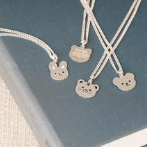 미아방지 은 목걸이 토끼 호랑이 곰 고양이, 12개월 미만 33cm, 1개