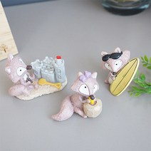 DJAGSO 해변 이솝 여우 3종 세트
