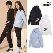 [PUMA] NEW 푸마키즈 주니어 플리스 후드티셔츠 3컬러 택1