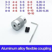커플링 CNC 모터 조 샤프트 플렉시블 1PC MINGPING (Size : 6.35mm 4mm), 16 6.35mm 4mm