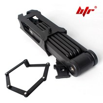 BTR 자전거 자물쇠 열쇠 잠금장치, 선택09.자물쇠+BTR 6관절락
