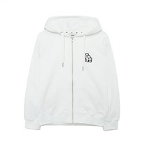 엠엘비 집업 후드 베이직 미디움 로고 LA 화이트