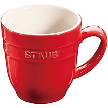 staub 스토우브 [머그컵 350ml 체리] 세라믹 도기 전자 레인지 대응[일본 정규 판매품]Ceramic Mug 40508-565