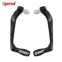 BMW핸들커버 For BMW R1200RT R Motorcycle Universal 22mm Handlebar Grips Guard Brake Clutch Levers Ba, 09 Carbonfiber black