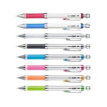 미쯔비시 유니 알파겔 슬림 M5 807 0.5mm 말랑말랑 젤리샤프, 화이트핑크