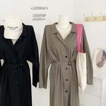 트렌치원피스 트렌치코트 케이프코트 바람막이 여성 여자 34