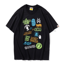 BAPE 그래피티 오버핏 반팔티셔츠