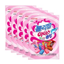 롯데제과 롤리팝 아이스 츄잉 63g 5개
