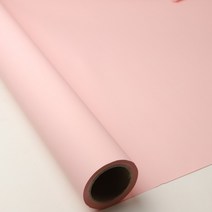 플레르 비닐포장지 약50cm(폭)x13m(길이), 연핑크