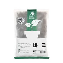 바크 2L 소립 분갈이흙 소나무 나무껍질, 1개