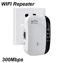 무선와이파이증폭기300Mbps 무선 라우터 와이파이 802.11N 신호 부스터 리피터 익스텐더 범위 인터넷 네트, 02 미국 플러그_01 WHITE