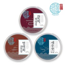 기타 굴다리식품 김정배 명인젓갈 갈태새추 3종세트 갈치쌈장젓 250g   명태회초무침 새우추젓, 없음