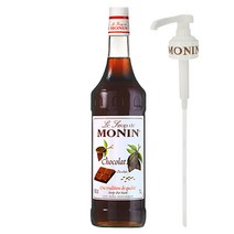 모닌-초콜렛시럽1000ml + 모닌-시럽펌프, 1세트, 1L
