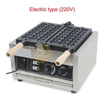 타코야끼팬 기계 미니붕어빵 무쇠와플팬 판 틀 만들기 키트 스낵 꼬치 와플 전기 타코야키 볼 그릴 설탕 톱니 모양 베이킹 팬 장비, 4.electric 220v - AU
