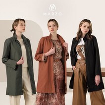 [KT알파쇼핑]22FW 마르조 레이디 하이넥 배색 코트 1종