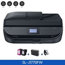 삼성전자 SL-J1770FW 무한잉크 프린터 칼라 팩스 복합기 자동양면인쇄/복사/스캔/무선wifi/민원24, 블랙형무한잉크(정품잉크개조상품)