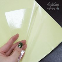 [디피샵] 핫멜트 열접착제 열양면접착제 종이접착제-두께 210마이크로미터, 1장