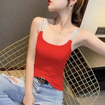 여성 u넥 이너웨어 민소매탑WHC23021124