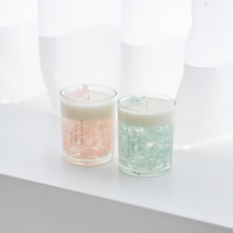 솜씨키트 반반 캔들 만들기 젤 왁스 재료 DIY 키트, 분홍수국, 구매안함, 1개