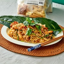 월드킷 삼겹살 팟타이 밀키트 2인분 620g (고수X), 1개