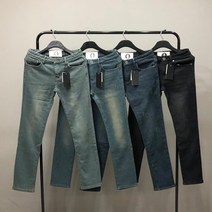 맨스토리 [27-40 Size]남자 워싱 기모본딩 스판 연청 중청 진청 블랙진 청바지