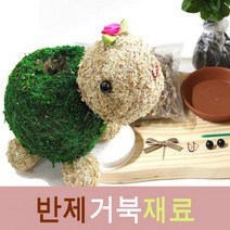 큰나무상사 반제 거북 토피어리재료 토피어리 잔디인형, 1개