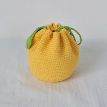 쇼즐 제주도 여행 준비물 감귤 뜨개 가방