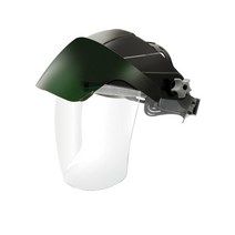 국산 오토스보안면 F-72C 클립형차광렌즈 탈부착 보호면 안전모