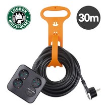 l뚠뚠마켓로지스샵l러그 큐브 사각 3구 2포트 USB 30M 연장선_물류창고 직송슝~!!, 이미지를 확인하세요*, 이미지를 확인하세요*