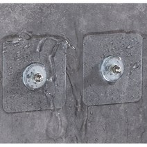 무타공 나사후크 투명 매직후크 대리석 화장실 타일 못없이액자걸기 마스크걸이, 나사후크(10mm)