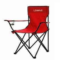 접이식 야외피크닉 캠핑 낚시 준비물 휴대용 팔걸이 간의 의자 릴렉스체어, 블루