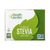 Health Garden All-Natural Stevia Sweetener 100 Packets 1 g Each