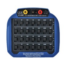 CEM R-100 저항 데케이드 박스 RESISTANCE DECADE BOX R100