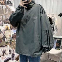 모노포스 오버핏 바람막이 아노락 자켓 MK331