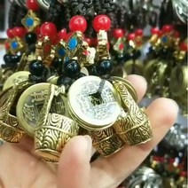황동 조롱박 열쇠 고리 다섯 황제 돈 자동차 펜던트 남성 용감한 공 지갑 펜던트 행운의 열쇠 고리 열쇠 고리 매력, 금단지