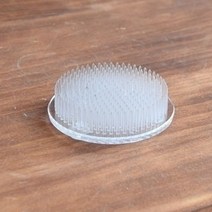 플라스틱 흡착식 원형 꽃꽂이 침봉 6cm 새망 과일나무, 투명