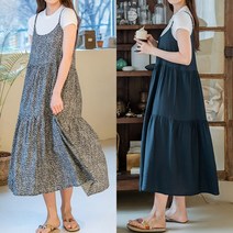 빅사이즈사랑해요 J067L204 캉캉플레어나시원피스 BZ